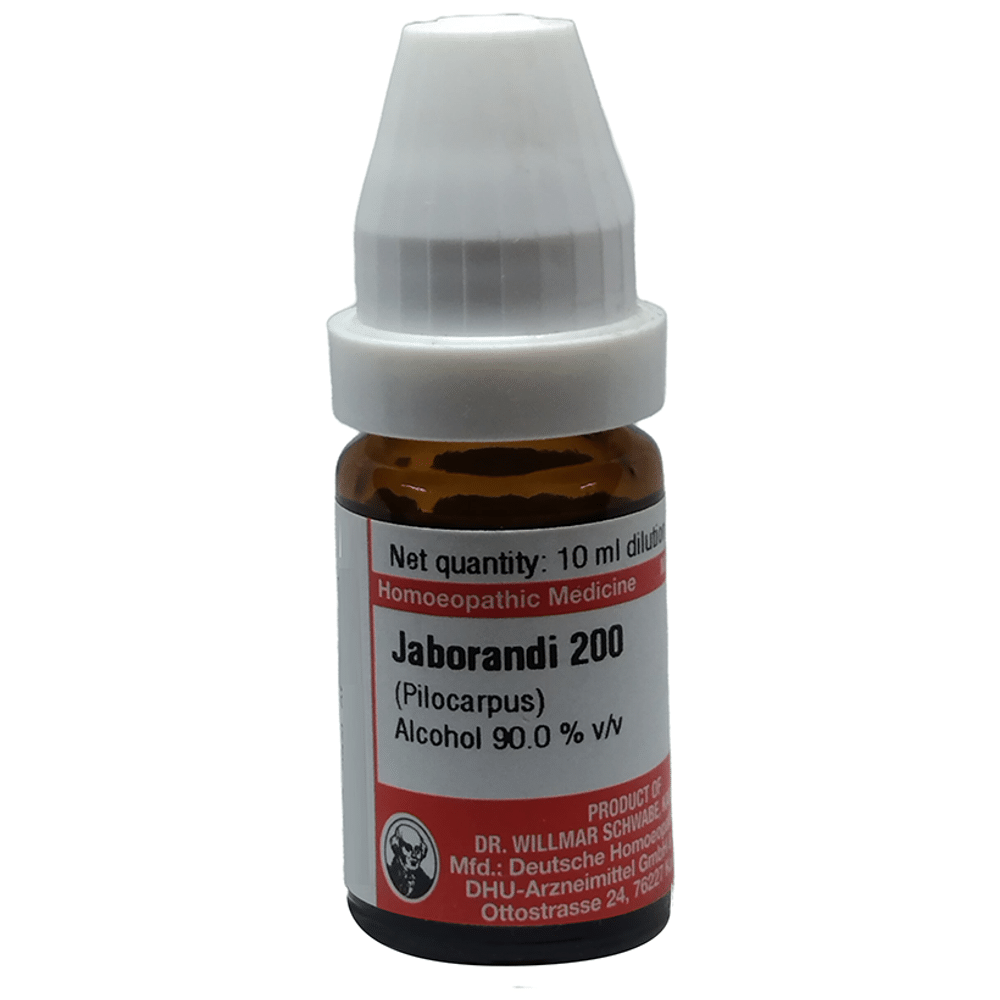 Dr Willmar Schwabe Germany Jaborandi Dilution 200