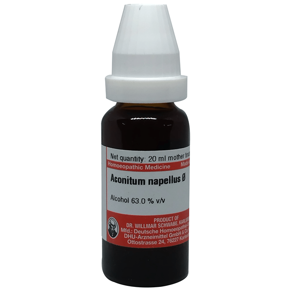 Dr Willmar Schwabe Germany Aconitum Napellus Mother Tincture Q