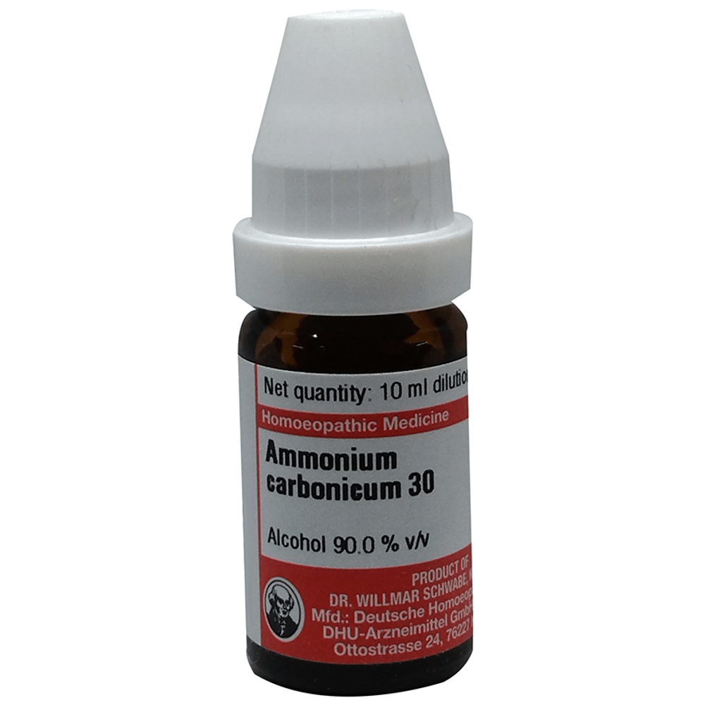 Dr Willmar Schwabe Germany Ammonium Carbonicum Dilution 30