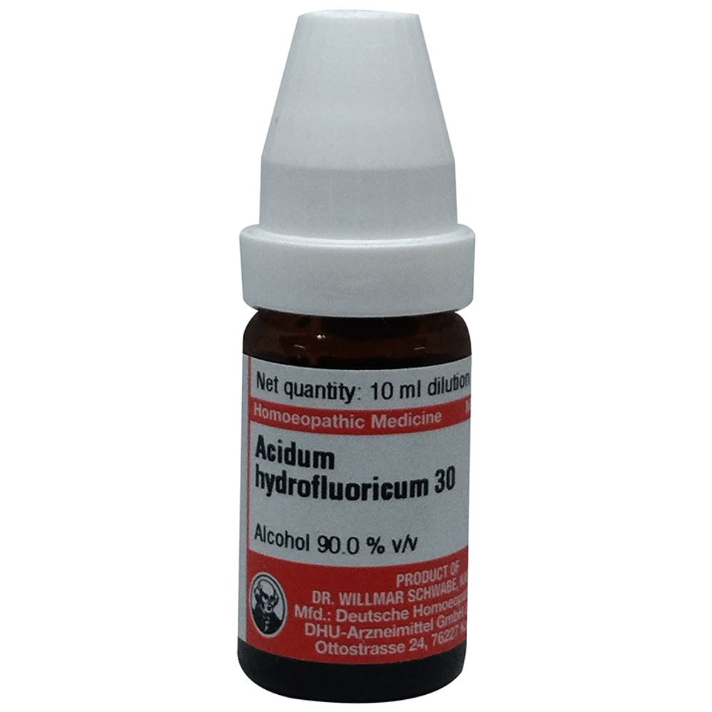 Dr Willmar Schwabe Germany Acidum Hydrofluoricum Dilution 30