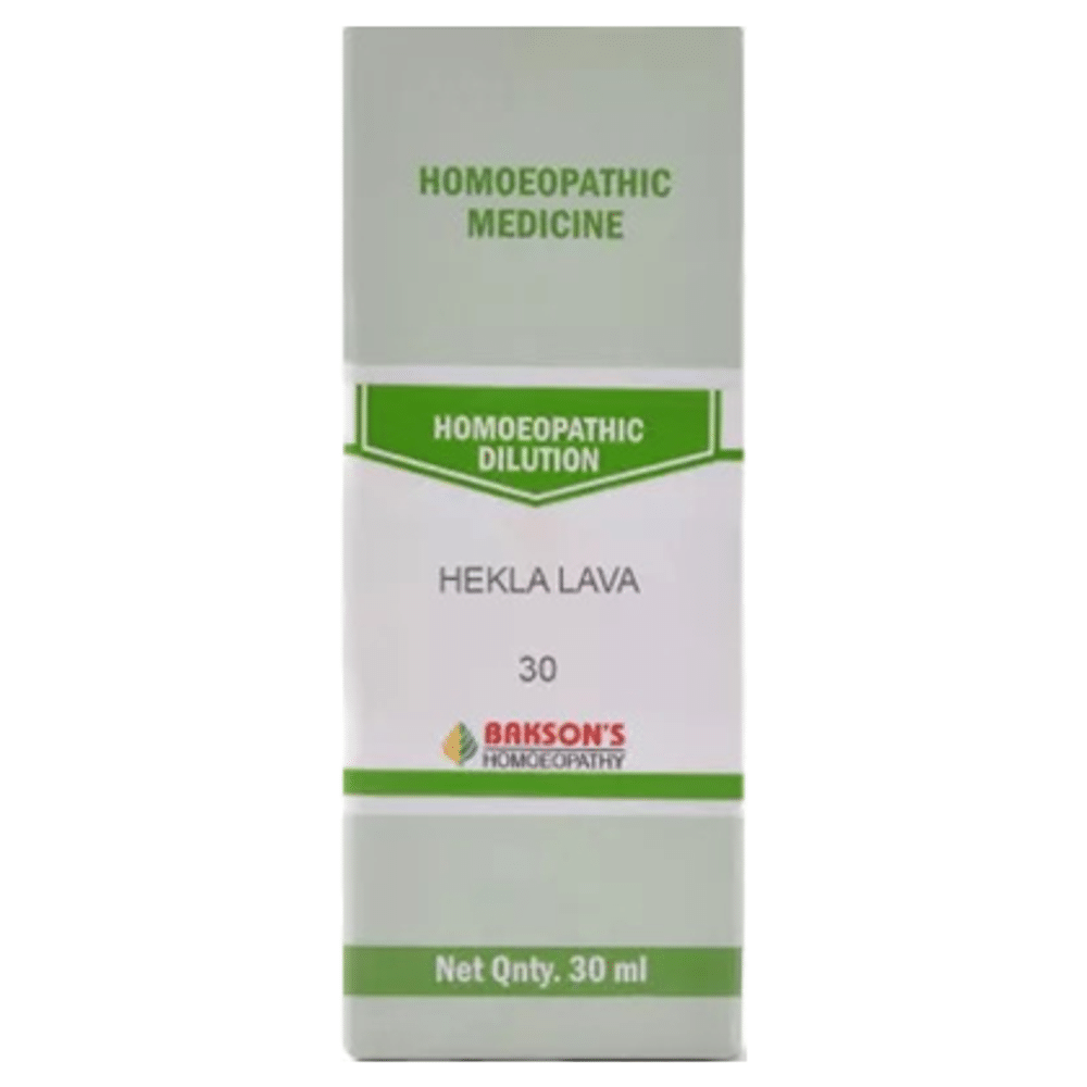 Bakson's Homeopathy Hekla Lava Dilution 30