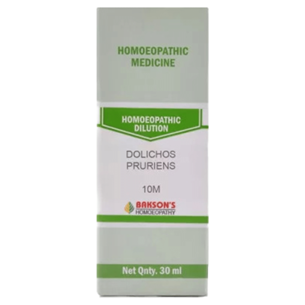 Bakson's Homeopathy Dolichos Pruriens Dilution 10M