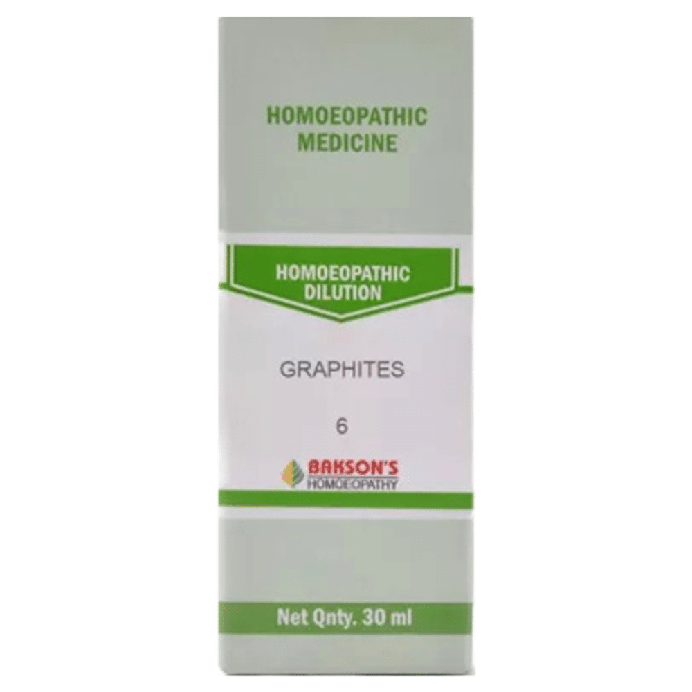 Bakson's Homeopathy Graphites Dilution 6 CH