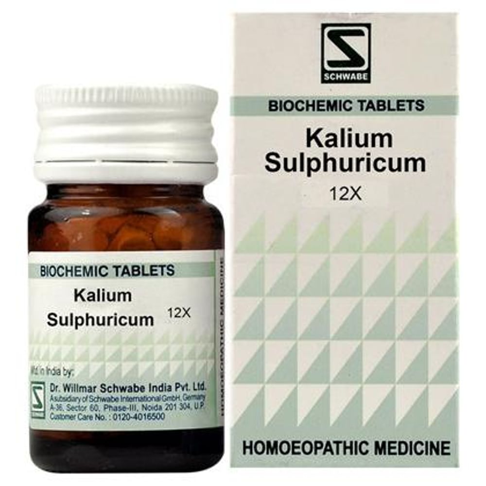 Dr Willmar Schwabe India Kali Sulphuricum Biochemic Tablet 12X