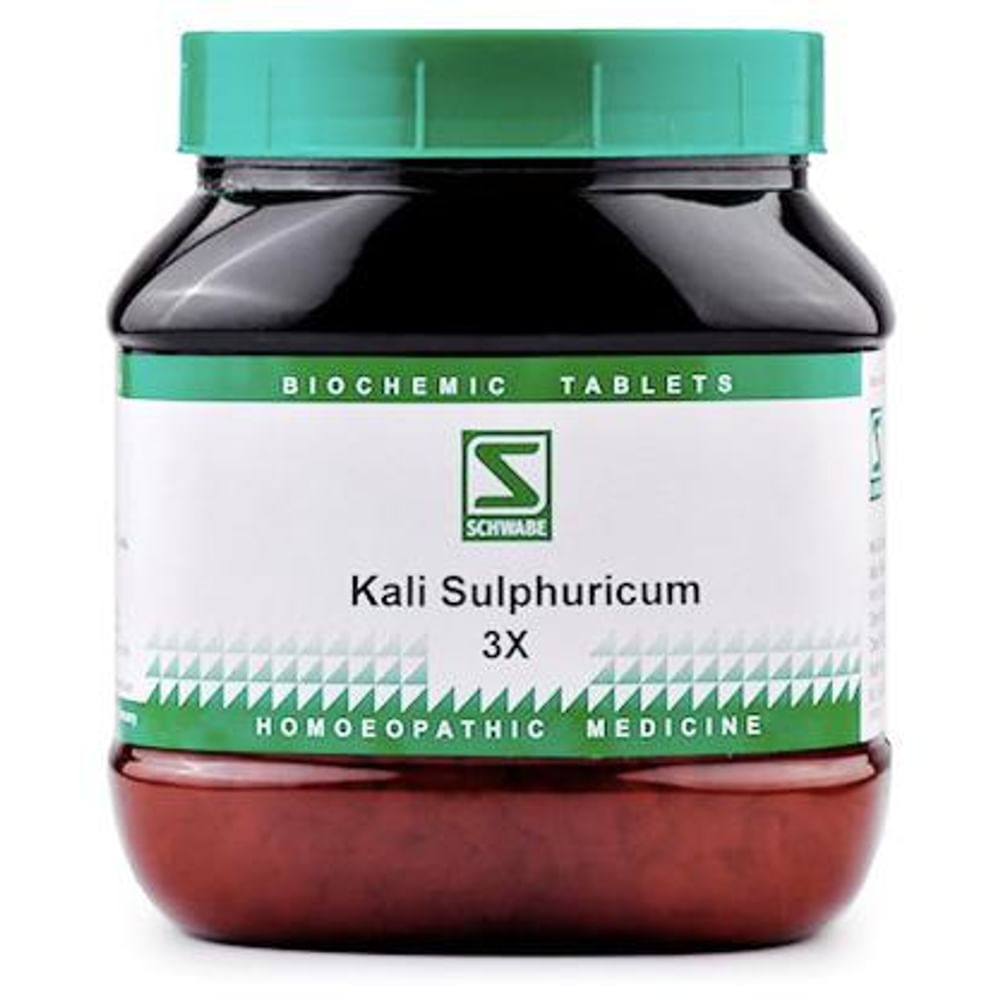 Dr Willmar Schwabe India Kali Sulphuricum Biochemic Tablet 3X