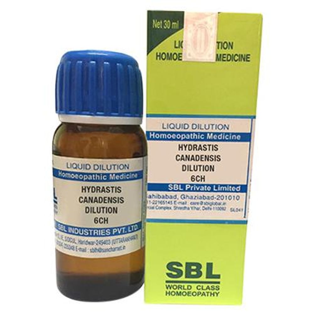 SBL Hydrastis Canadensis Dilution 6 CH