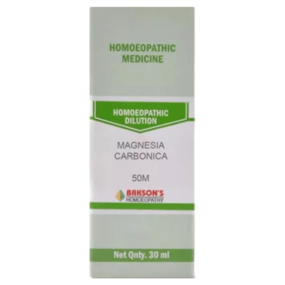 Bakson's Homeopathy Magnesia Carbonica Dilution 50M