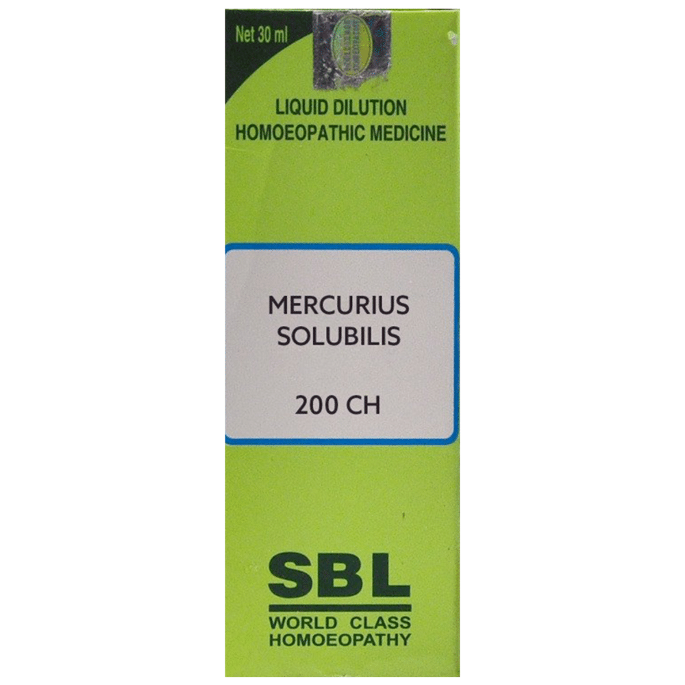 SBL Mercurius Solubilis Dilution 200 CH