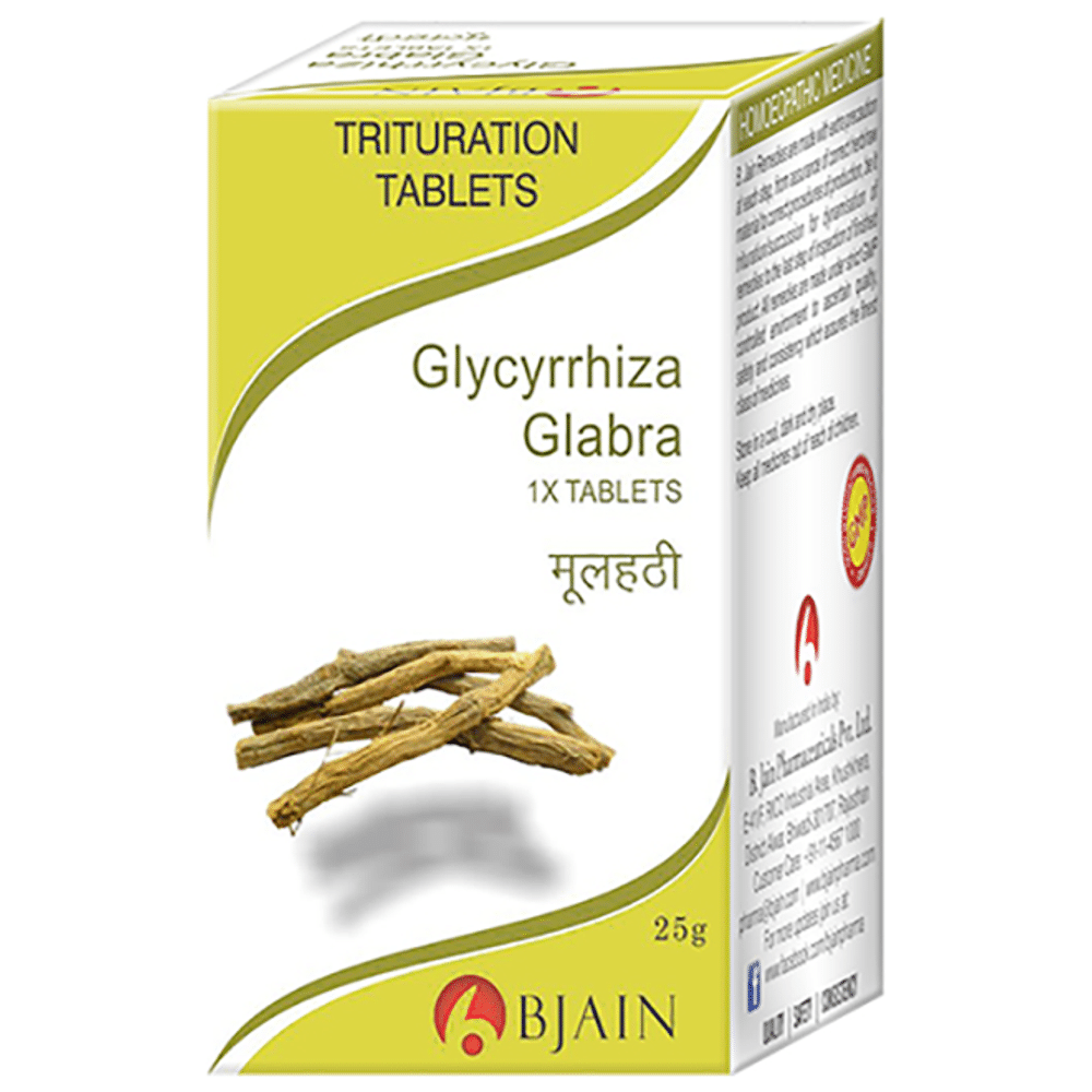 Bjain Glycyrrhiza Glabra Trituration Tablet 1X