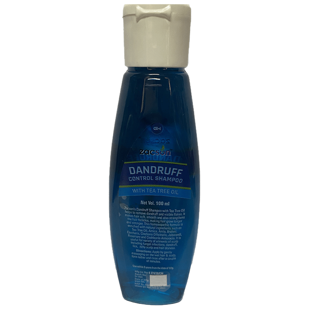 Zacson Dandruff Control Shampoo with Tea Tree Oil