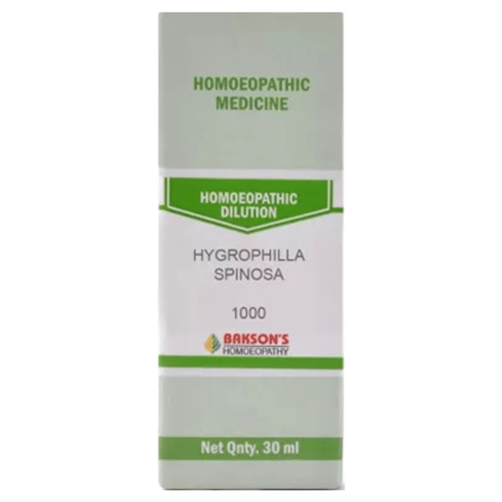 Bakson's Homeopathy Hygrophilla Spinosa Dilution 1000 CH