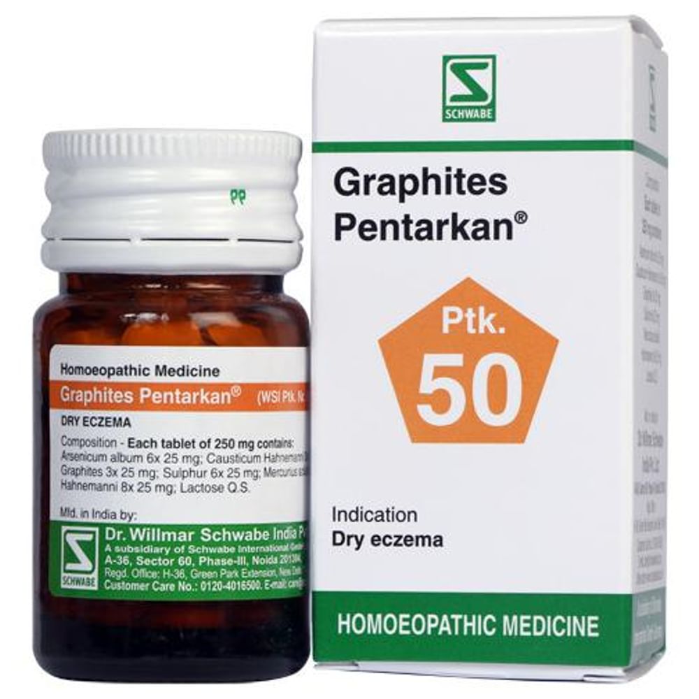 Dr Willmar Schwabe India Graphites Pentarkan Ptk 50 Tablet