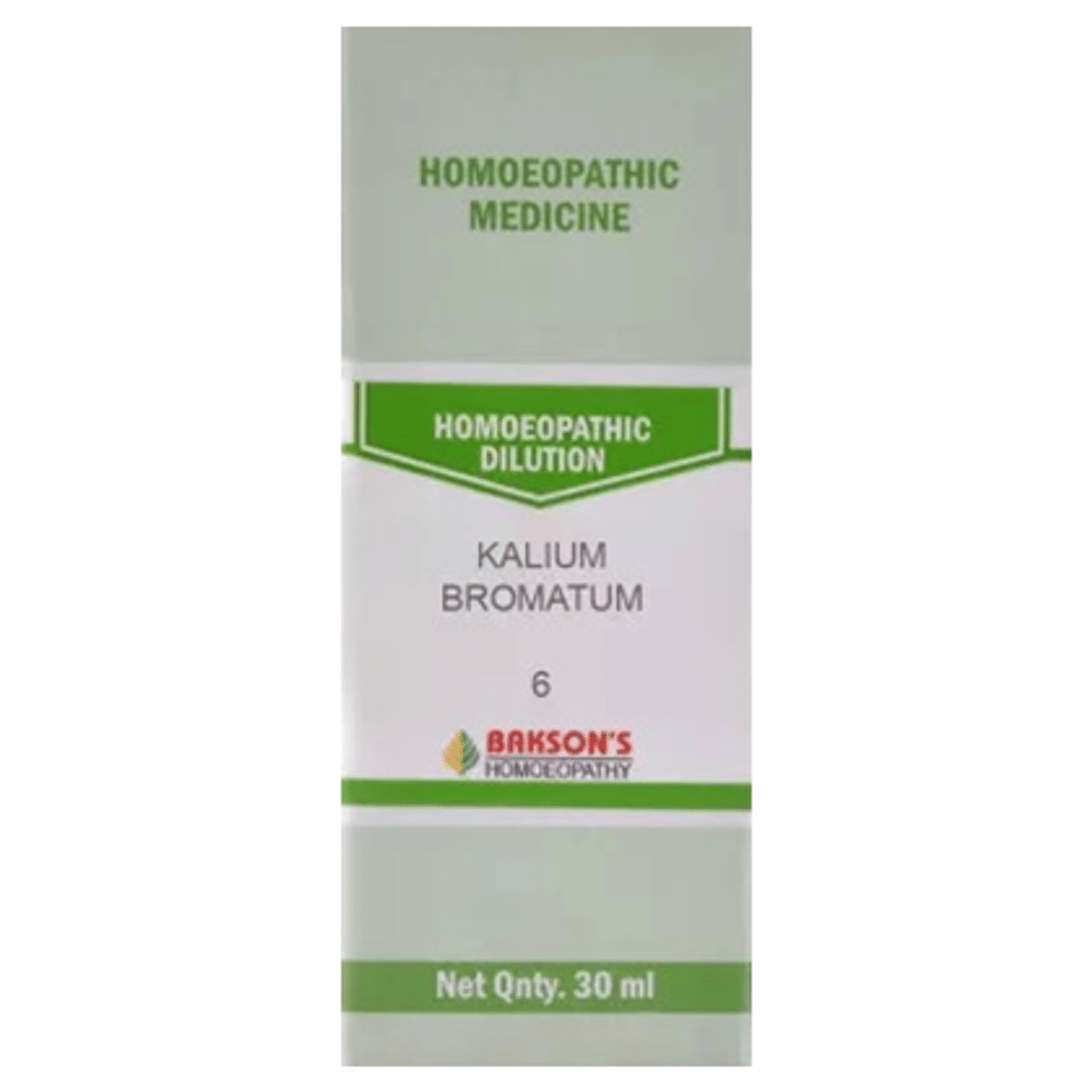 Bakson's Homeopathy Kalium Bromatum Dilution 6 CH