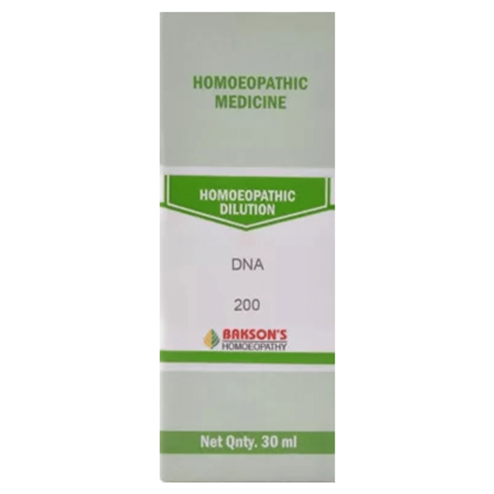 Bakson's Homeopathy Dilution DNA 200