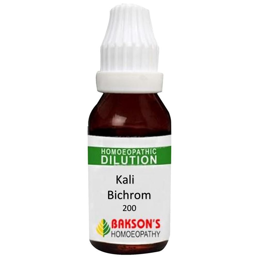 Bakson's Homeopathy Kali Bichrom Dilution 200 CH