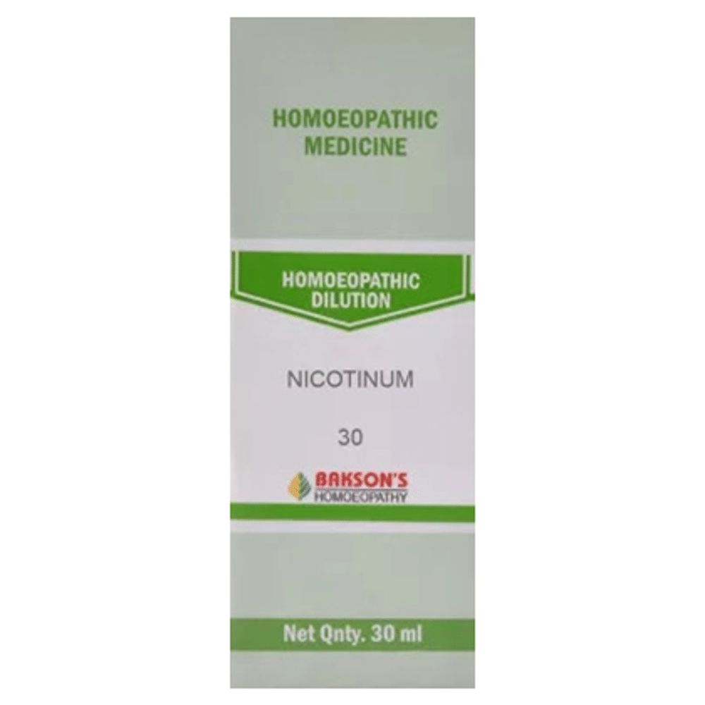 Bakson's Homeopathy  Nicotinum Dilution 30