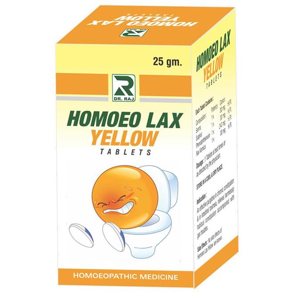 Dr. Raj Homoeo Lax Yellow Tablet