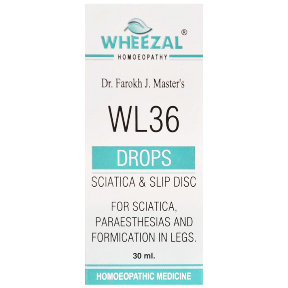 Wheezal WL36 Sciatica & Slip Disc Drop