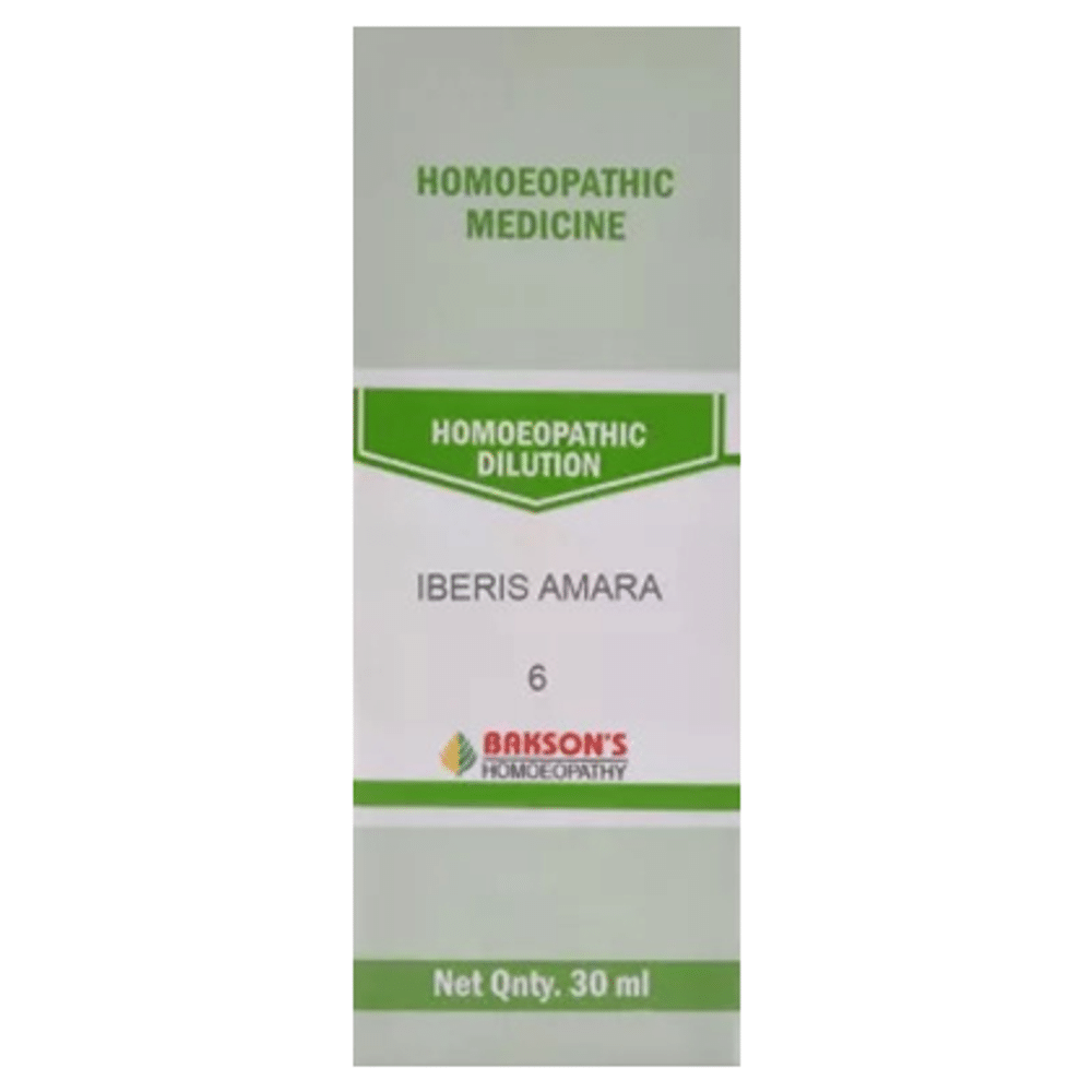 Bakson's Homeopathy Iberis Amara Dilution 6 CH