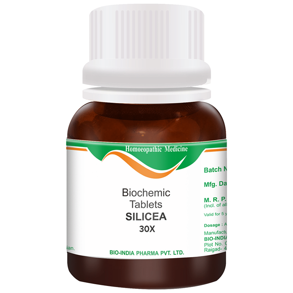 Bio India Silicea Biochemic Tablet 30X