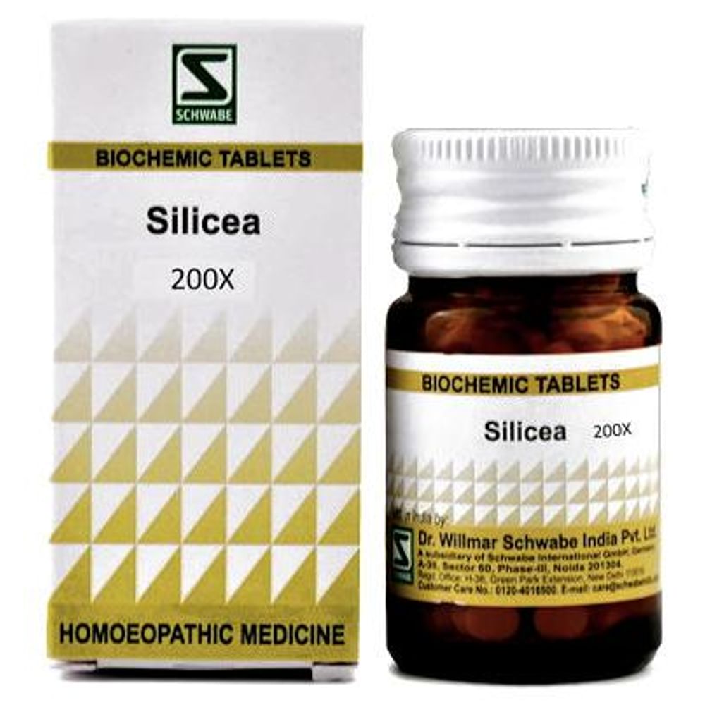 Dr Willmar Schwabe India Silicea Biochemic Tablet 200X