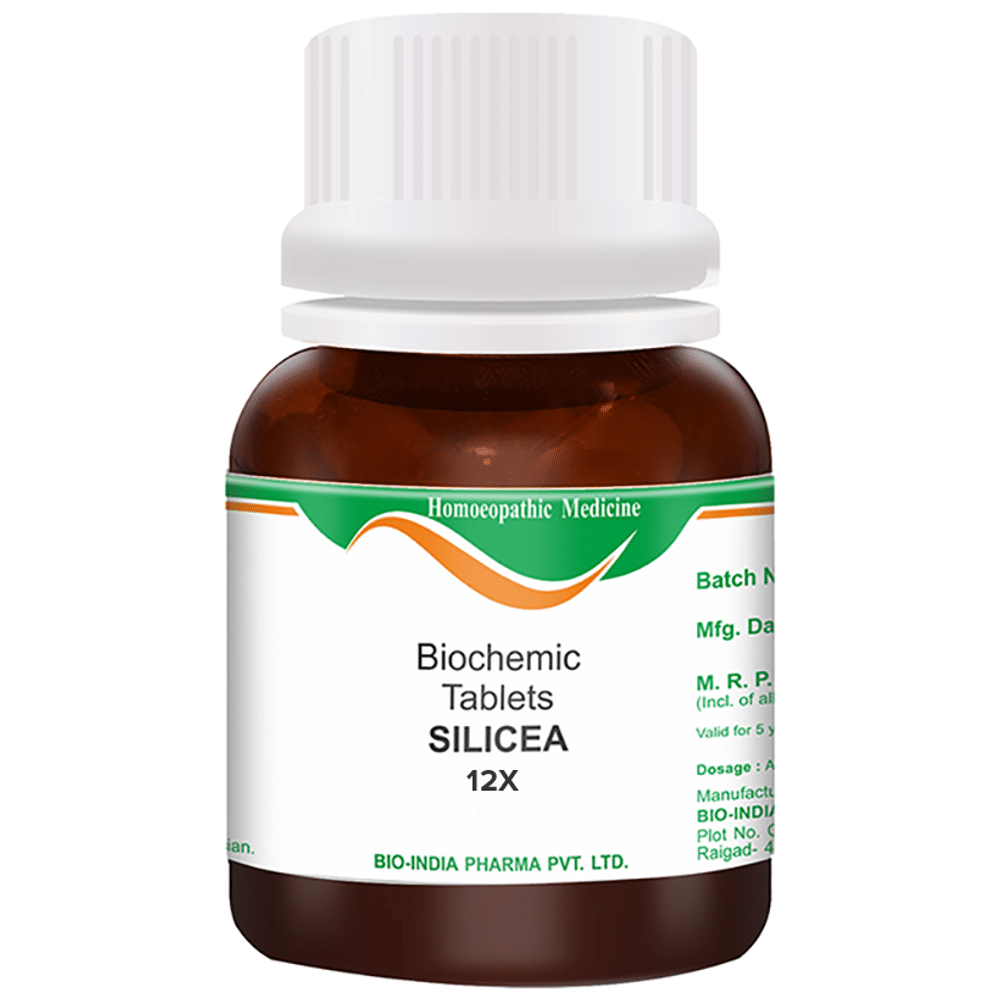 Bio India Silicea Biochemic Tablet 12X