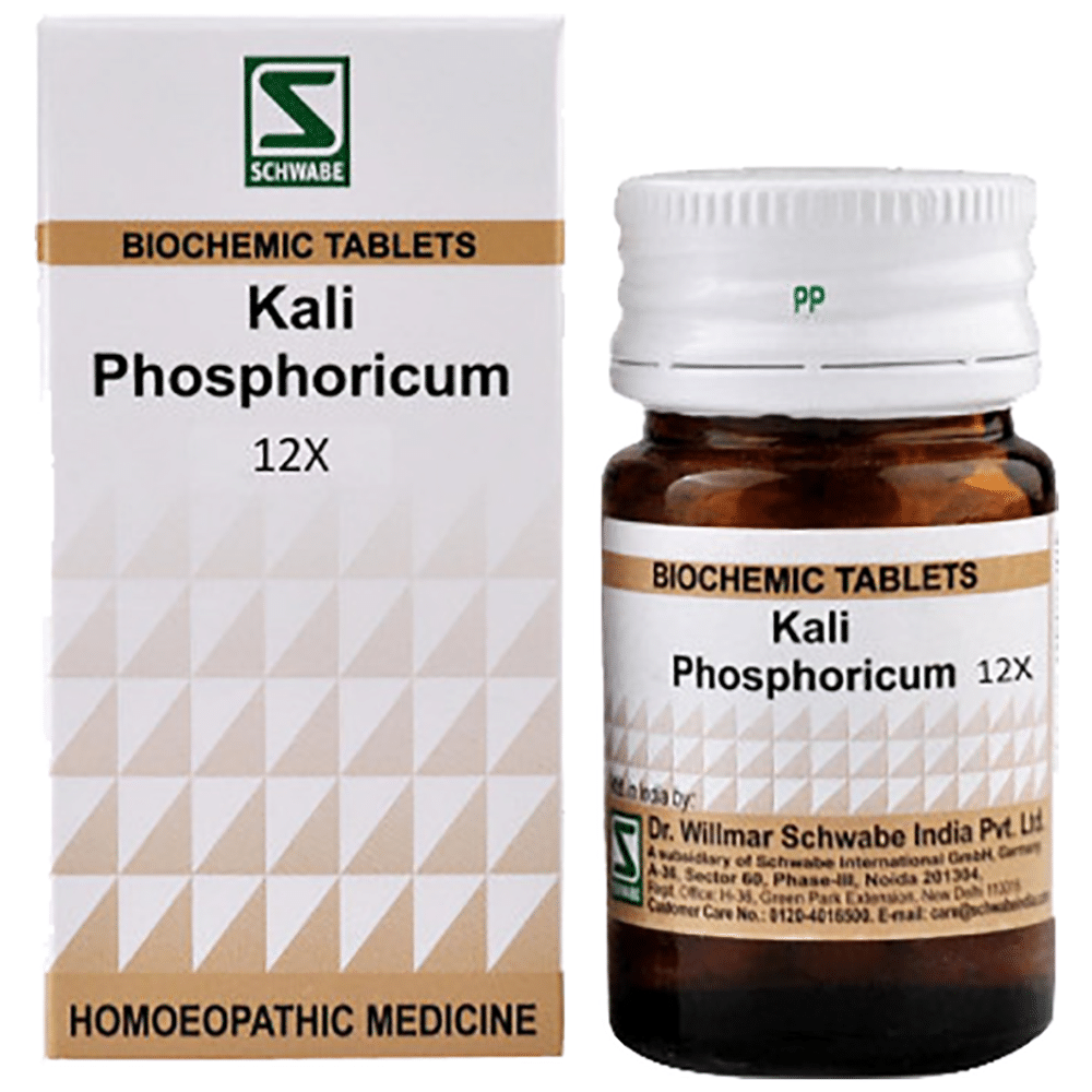 Dr Willmar Schwabe India Kali Phosphoricum Biochemic Tablet 12X