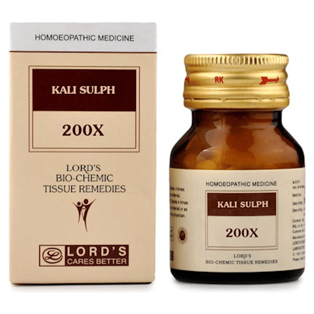 Lord's Kali Sulph Biochemic Tablet 200X