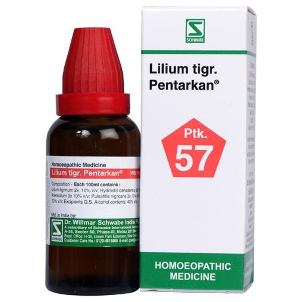 Dr Willmar Schwabe India Lilium Tigr. Pentarkan Ptk 57 Drop