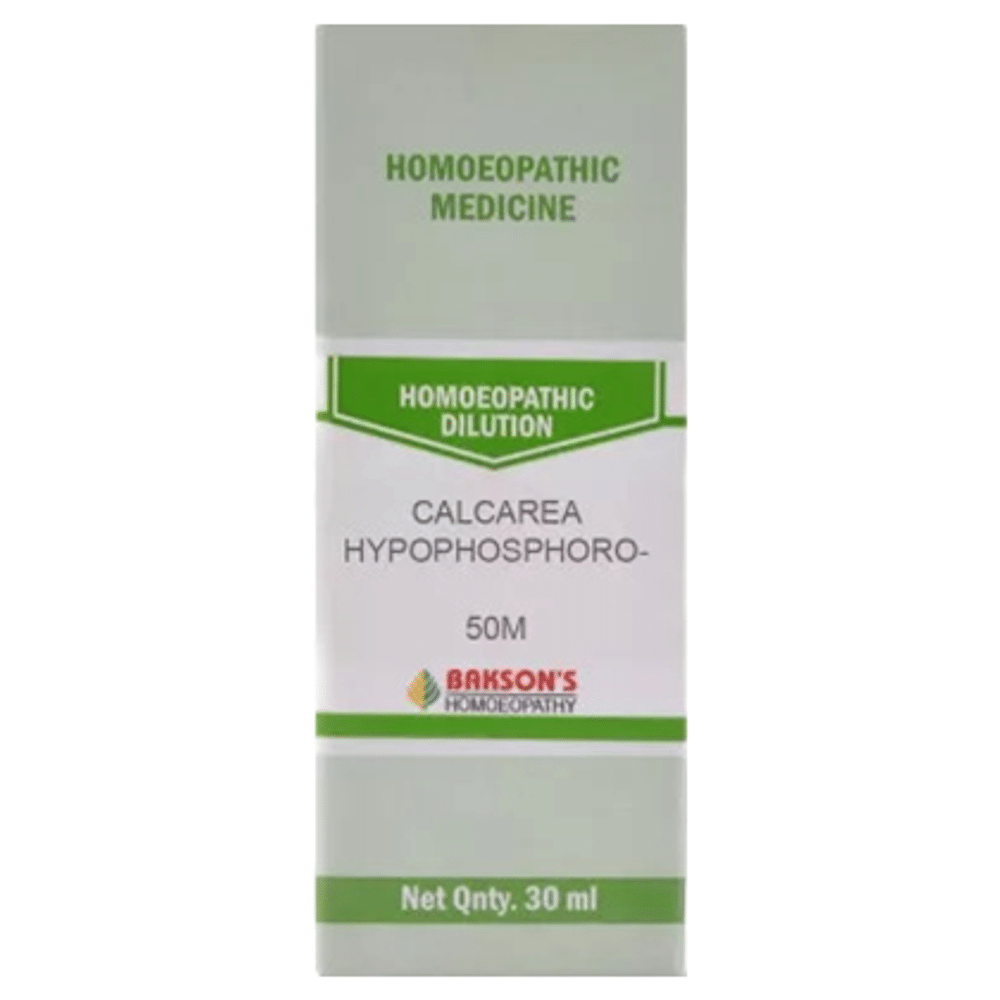 Bakson's Homeopathy Calcarea Hypophosphorosa Dilution 50M