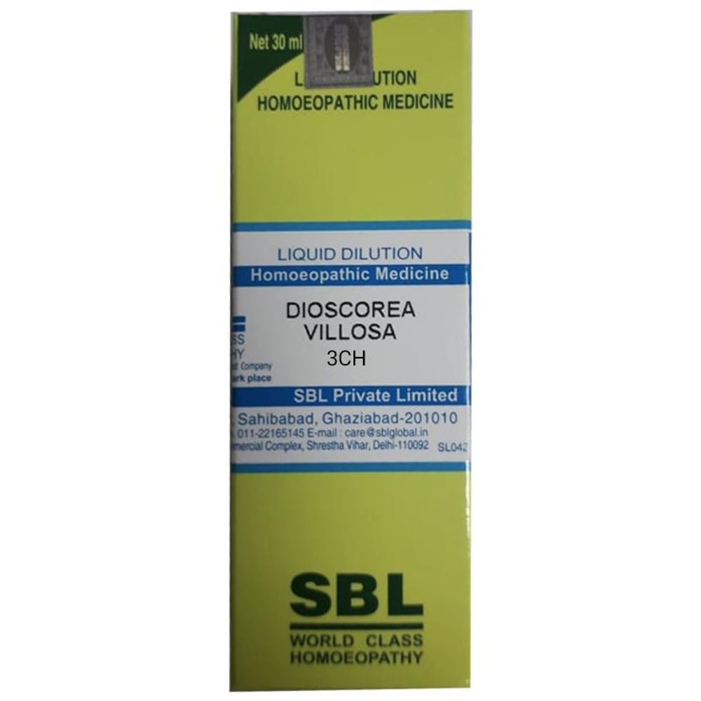 SBL Dioscorea Villosa Dilution 3 CH