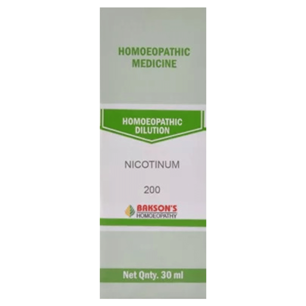 Bakson's Homeopathy  Nicotinum Dilution 200