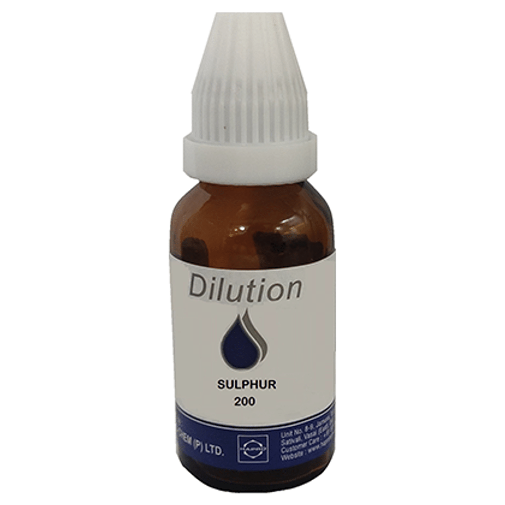 Hapro Sulphur Dilution 200