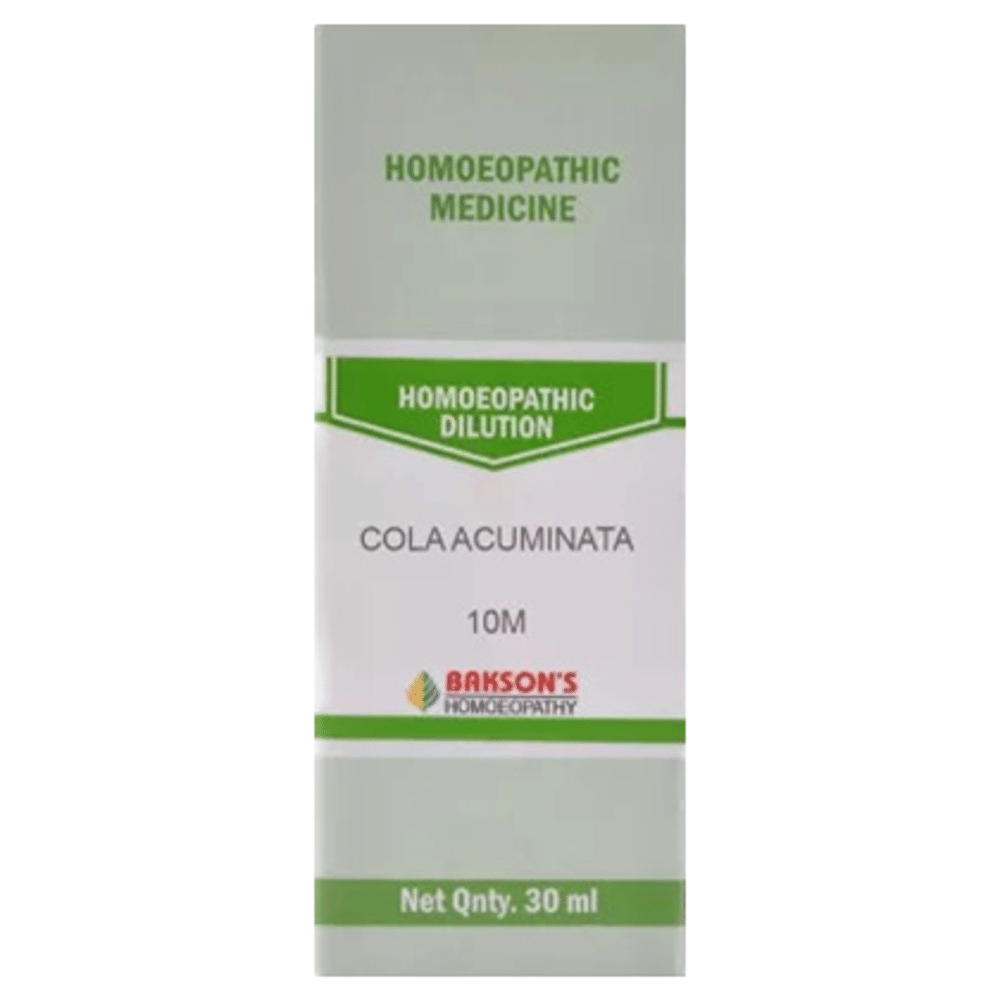 Bakson's Homeopathy Cola Acuminata Dilution 10M