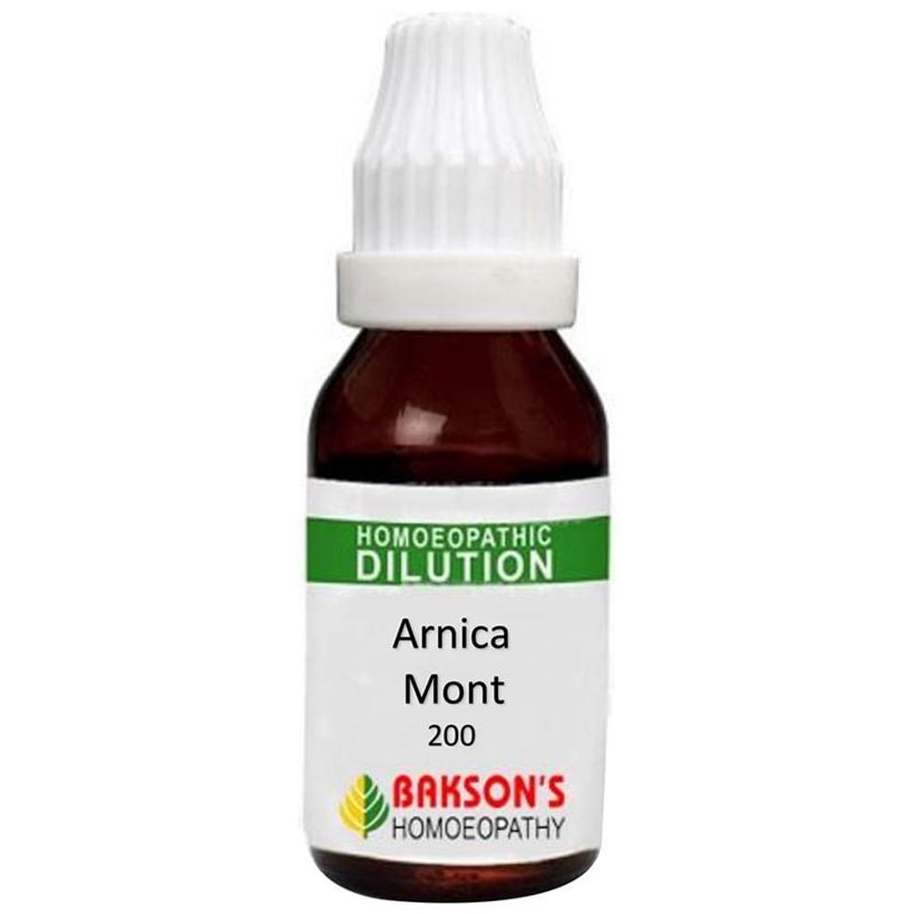 Bakson's Homeopathy Arnica Mont Dilution 200 CH