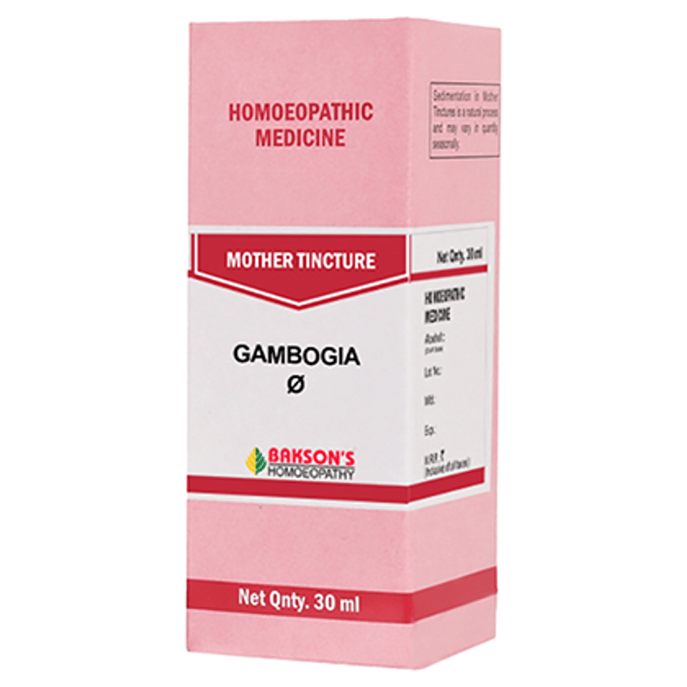 Bakson's Homeopathy Gambogia Mother Tincture Q