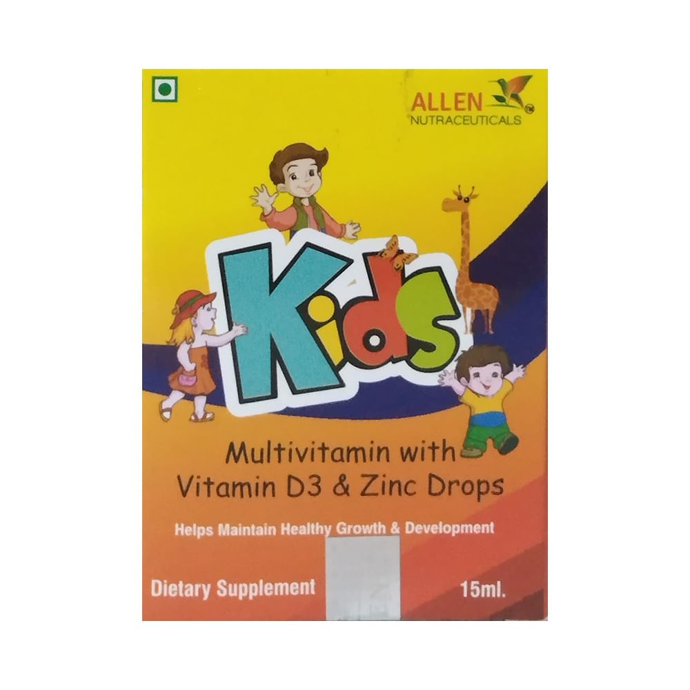 Allen Nutraceutical Kids Multivitamin with Vitamin D3 & Zinc Drop