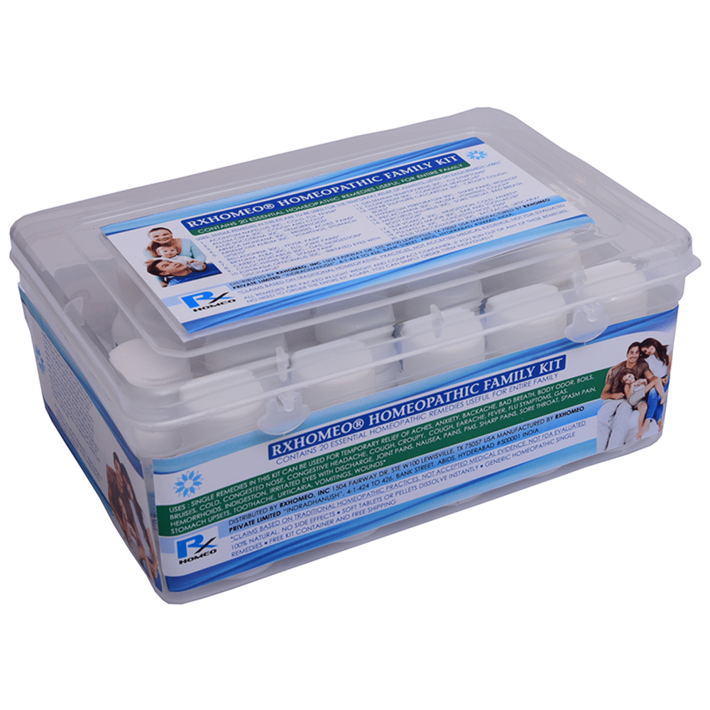 Rxhomeo Homeopathic Family Kit