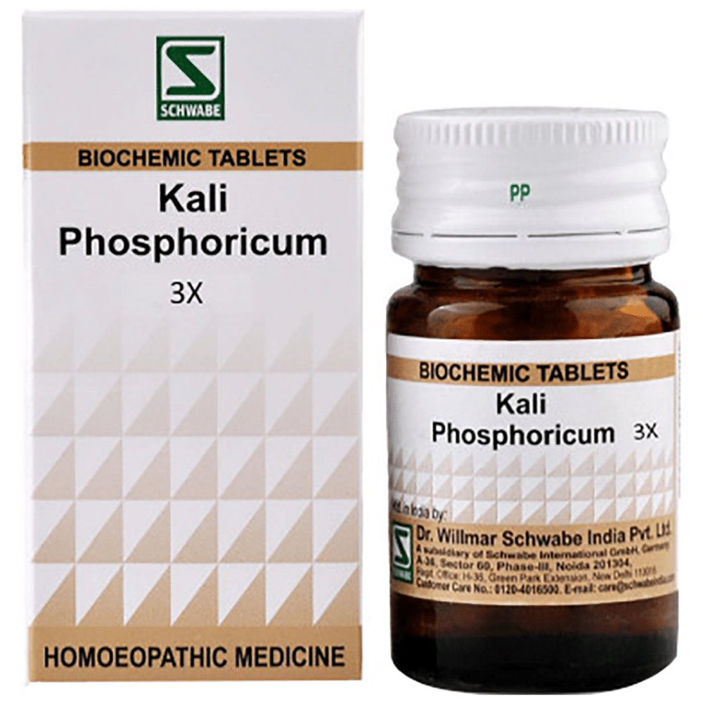 Dr Willmar Schwabe India Kali Phosphoricum Biochemic Tablet 3X