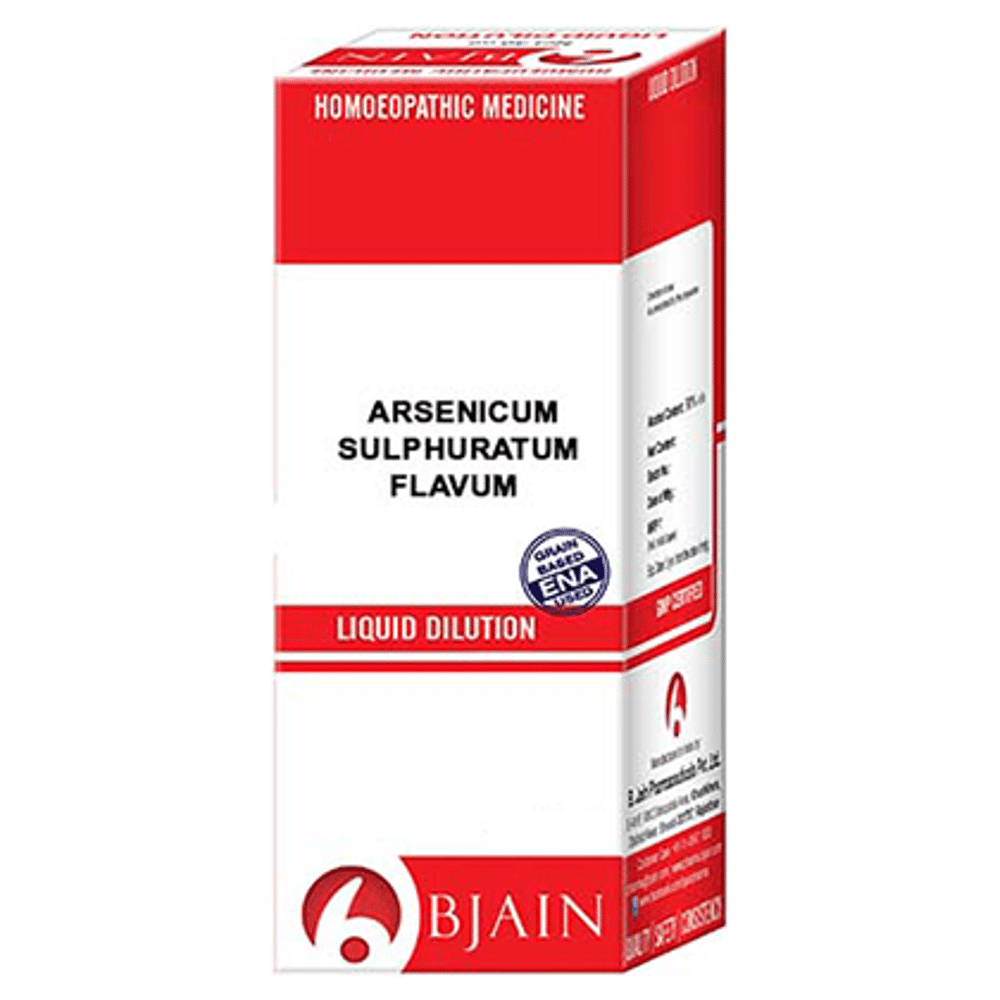 Bjain Arsenicum Sulphuratum Flavum Dilution 10M CH