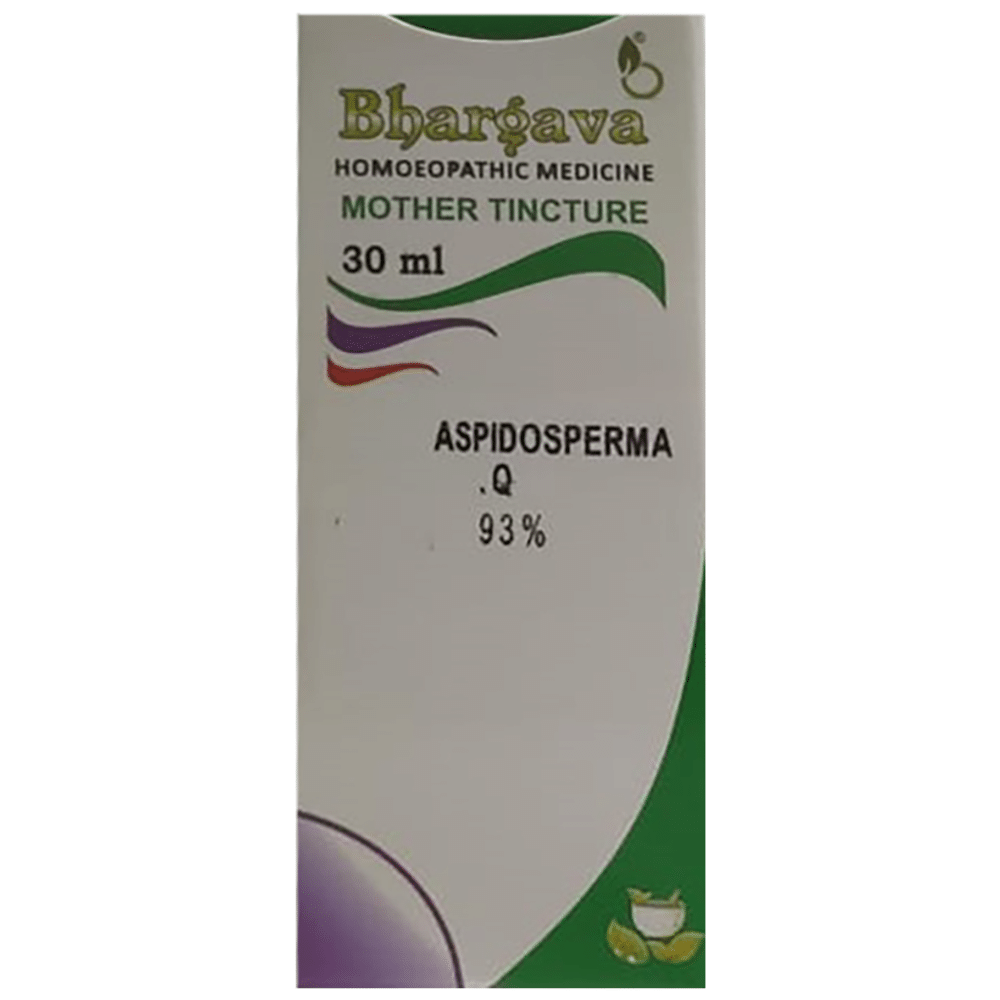 Bhargava Aspidosperma Q Mother Tincture