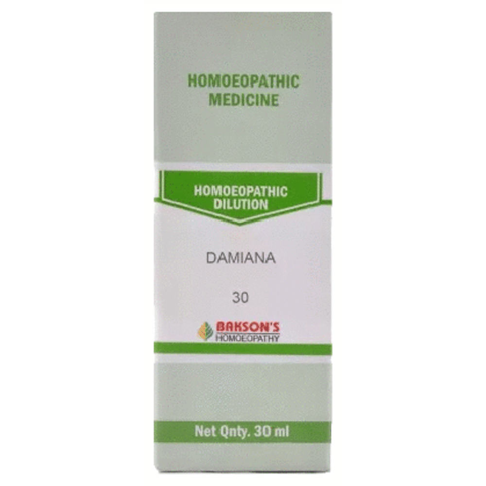 Bakson's Homeopathy Damiana Dilution 30