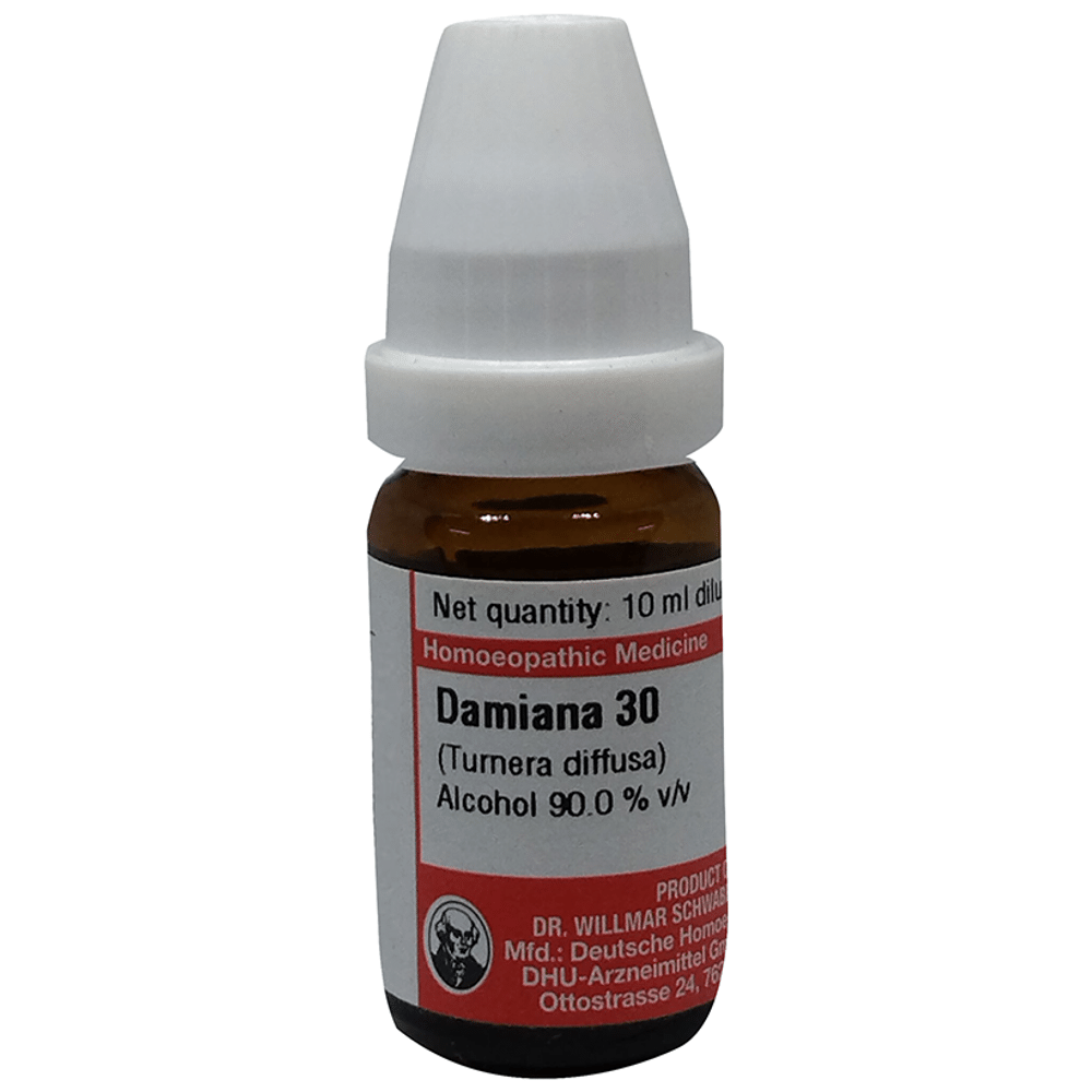 Dr Willmar Schwabe Germany Damiana Dilution 30