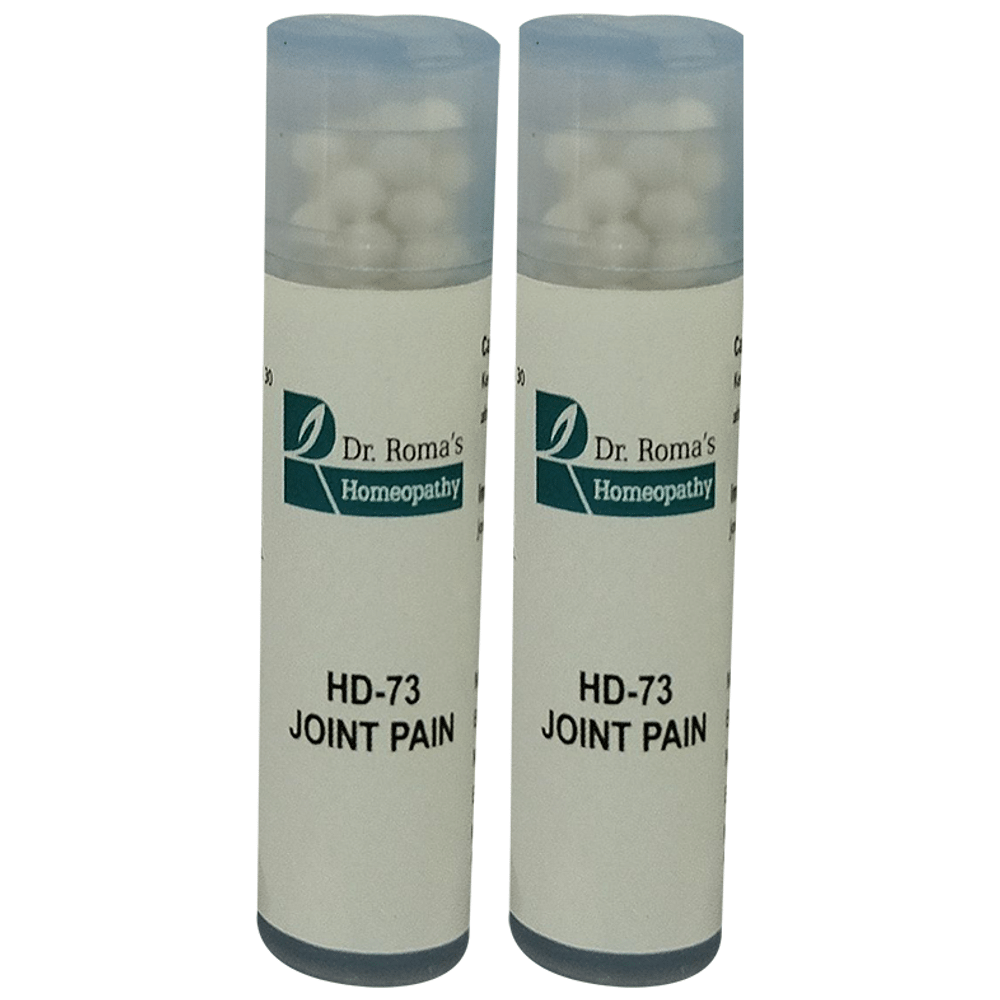 Dr. Romas Homeopathy HD-73 Joint Pain, 2 Bottles of 2 Dram